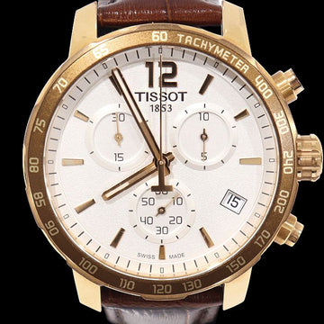 Tissot 42MM Steel Quartz Chrono Quickster Men's Watch T095.417.36.037.00 155069982
