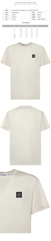 STONE ISLAND ロゴパッチTシャツクリームホワイトL1S152100027S0013V0093 153589017 [P]