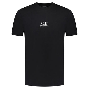 CP COMPANY CP 24FW Logo Druck T-Shirt Schwarz 17CMTS167A 005100W 999 122482570