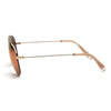 VICTORIA BECKHAM Klassische Aviator-Sonnenbrille 64mm Spiegel Gold 155221618 [P]