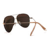 VICTORIA BECKHAM Klassische Aviator-Sonnenbrille 64mm Spiegel Gold 155221618 [P]