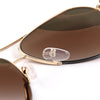 VICTORIA BECKHAM Klassische Aviator-Sonnenbrille 64mm Spiegel Gold 155221618 [P]