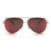 VICTORIA BECKHAM Klassische Aviator-Sonnenbrille 64mm Spiegel Gold 155221618 [P]