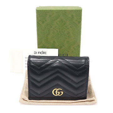 Gucci Card Case Wallet with Chevron Design 466492 155071910