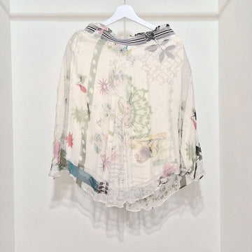 Kenzo Silk Chiffon Skirt L137978 155072947