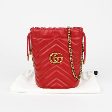 Gucci GG Marmont Bucket Mini Shoulder Crossbody Bag 154660187