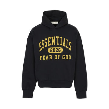 Fear of God Essential Men's Fleece Hoodie 192HO256861F VINTAGE BLACK 155075222