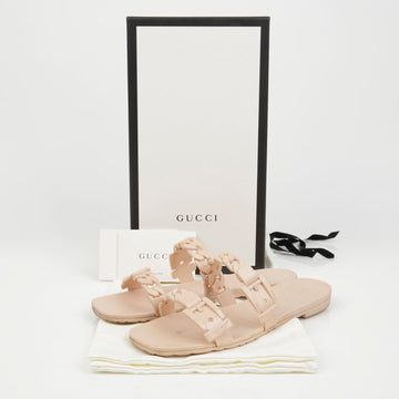 GUCCI スライドサンダル 38サイズ 624731 154660618