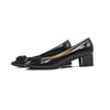 Salvatore Ferragamo Patent My Muse Bow Pumps L531865 155075652 [P]