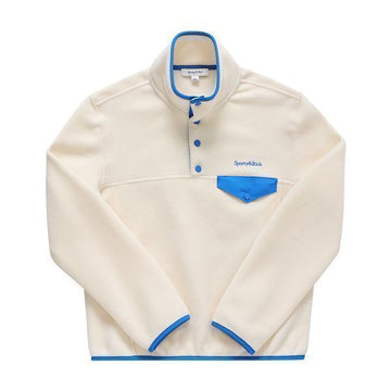 SPORTY & RICH QZ741CR CREAM/OCEAN Unisex Sweatshirt 151112474