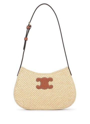 CELINE Medium TILLY Tasche aus Raffia und Kalbsleder 119722GNR 02NT 152203311
