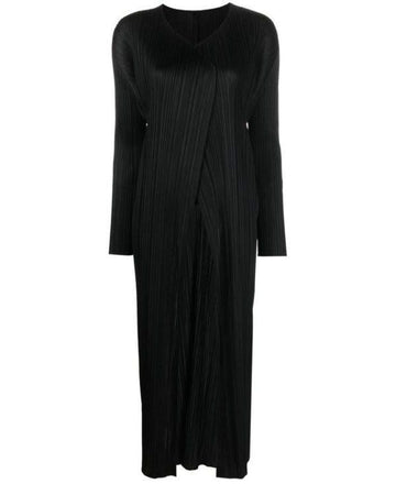 PLEATS PLEASE ISSEY MIYAKE Faltenrock-Kleid mit Rundhalsausschnitt PP57JA109 15 152203577