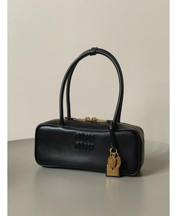 MIU MIU レザー ボストンバッグ スモール 5BB173 2CRW F0002 152206267