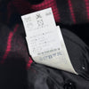 LOUIS VUITTON タッタンチェックオーバーコートジャケットレッド A+ 52 155077923 [P]