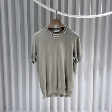 BRUNELLO CUCINELLI クルーネックTシャツ オリーブグリーン (54) 155077997