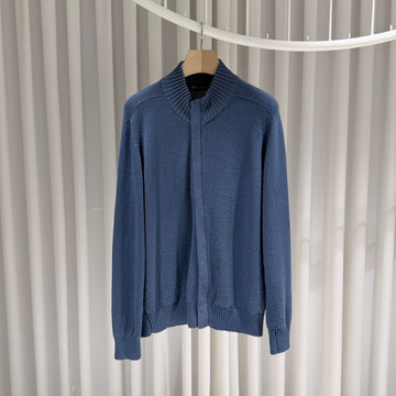 LORO PIANA (A+/52) / ハイネックジップニットジャケット 155084414