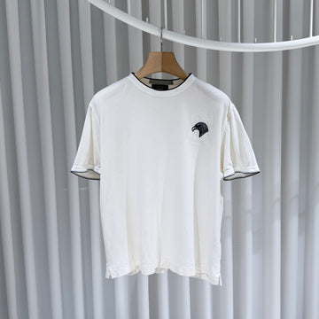 Stefano Ricci Silk Crew Neck Short Sleeve T-Shirt A+/Size 50 155086387