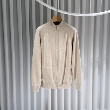 LORO PIANA ベビーキャッシュミアニットジャケット ベージュ 155086541