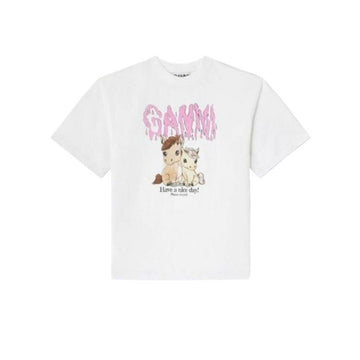 GANNI グラフィックTシャツ 155087868