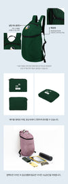 TICKET TO THE MOON Backpack Plus 25L Dark Green 150776139 [P]