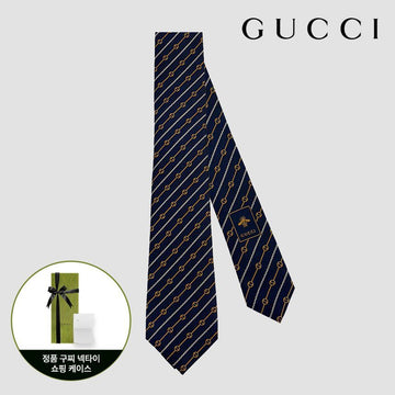 Gucci Interlocking Tie Navy Yellow 764965 4EABB 4375 147444759
