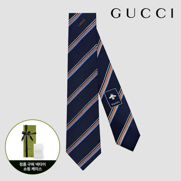 Gucci Striped Tie 4E009 4276 144645237