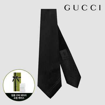 Gucci Interlocking Men's Tie Black 127476228