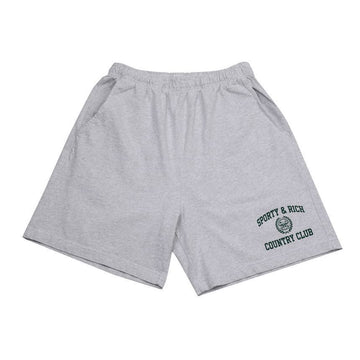 SPORTY & RICH Varsity Crest Gym Shorts 139992289