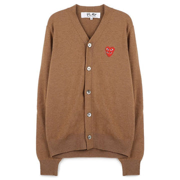 COMME DES GARCONS ダブルレッドハートワッペンカーディガン 149288757