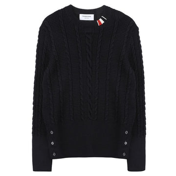 THOM BROWNE リラックスケーブルプルオーバーメンズニット 78039191