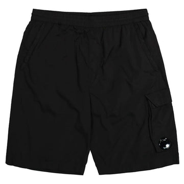 CP Company CP 25SS Lens Badge Bermuda Cargo Pants Black 18CMBE041A 005904G 999 139483798