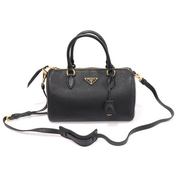 PRADA ブラックビテロフェニックス三角2WAY 1BB797 155105021