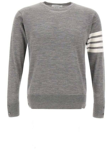 THOM BROWNE 4-Bar Streifen Nachhaltiger Merino Wollpullover MKA002A Y1014 058 133071836
