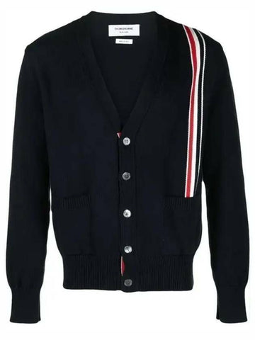 Thom Browne Stripe Intarsia Cotton Cardigan MKC530A Y3017 415 133071860