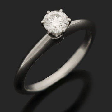 TIFFANY & CO PT950 プラチナ 0.30カラット ダイヤモンド ティファニー セッティング ウェディング リング 6号 155106273