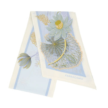 Salvatore Ferragamo Scarf Floral Print Silk Women's Scarf 151330675