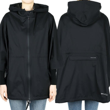 Moncler Women's Grenoble Logo Cape Jacket (Black) 3G00001 539HW 999 124405292