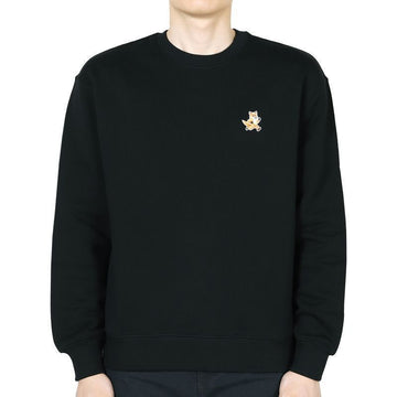 Maison Kitsune Men's Speedy Fox Patch Sweatshirt (Black) MM00313KM0321 P199 133254524