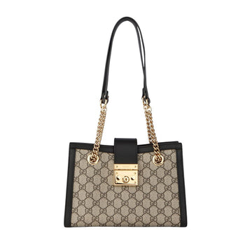 GUCCI 498156 GG Supreme Padlock Kleine Schultertasche 37020 155106674