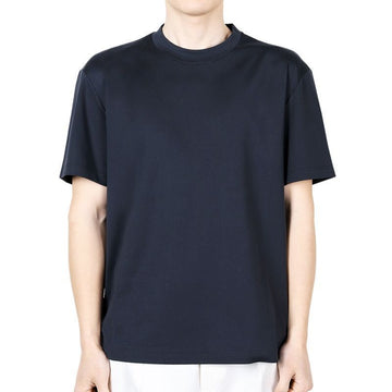 LORO PIANA Basic Baumwoll-T-Shirt für Männer (Navy) FAM8924 W000 143139420