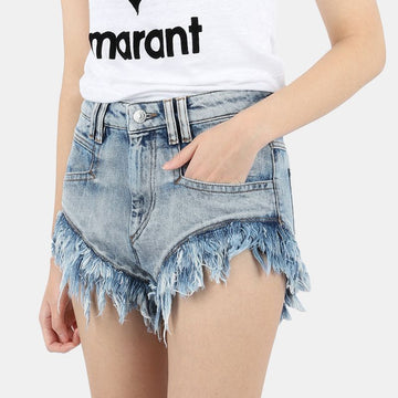 ISABEL MARANT エトワール レディース デニム ショートパンツ（ライトブルー） 30LU 54766912