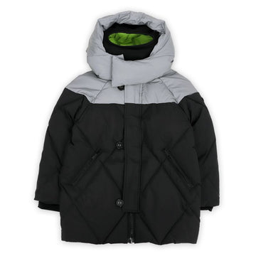 Ai Riders Color Block Padded Jacket with Goggles Hood for Kids (Gray/Black) CK664BTACR3 90 60949082