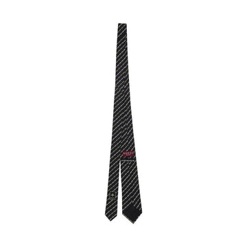 Gucci Men's Horsebit Silk Jacquard Tie 155107085