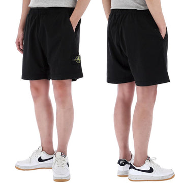 STONE ISLAND コットンショートパンツ 155107349