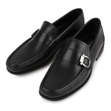 Salvatore Ferragamo Gancini Ornament Moccasin Black 140490517