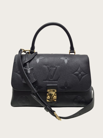 Louis Vuitton Black Monogram Empreinte Madeleine 155107784