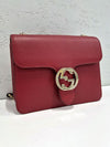 Gucci Interlocking GG Chain Small Crossbody Bag Red 510304 155108173 [P]