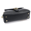 GUCCI Schwarze Leder Interlocking Top Handle Kleine Kette 2WAY 155108692 [P]