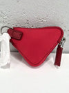 PRADA ナイロン三角ロゴポーチキーリング新商品2TT152 155108707 [P]