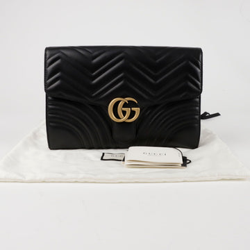 GUCCI Clutch 498079 GG Marmont 154681397